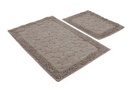 Mijölnir Juego de alfombrillas de baño Stone - Beige